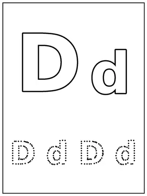 Letter D