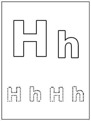Letter H