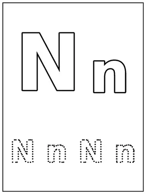 Letter N