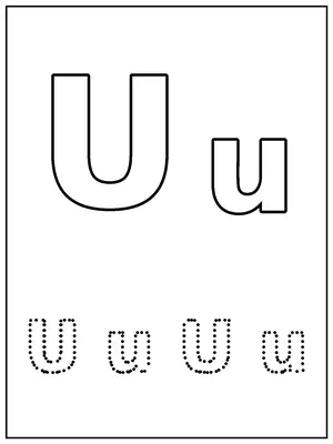 Letter U