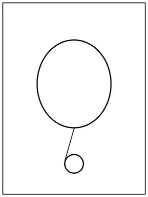 Color A Balloon Green