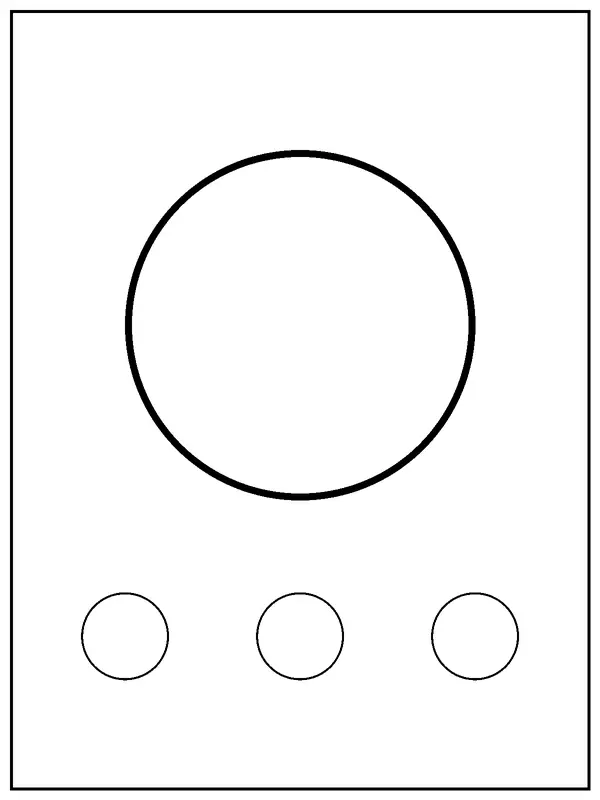 Circle Shape coloring page