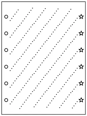 Trace the Zigzag Lines