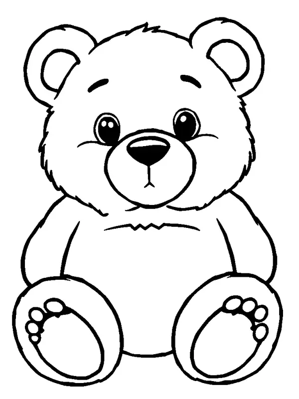 Teddy Bear coloring page