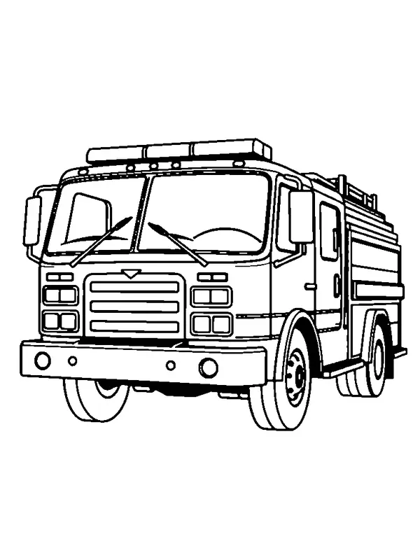Fire Truck coloring page